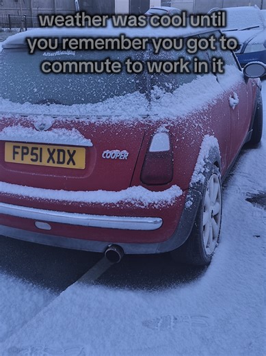 haha jokes on you i dont have a job rn, getting to college is gonna be a ballache tho 😂 #thatredcooper #fyp #r50 #mini #vrs