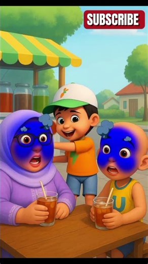 Upin dan cekgu digeplak Boboiboy pas minum teh🤣 #upinipin #trending #fyp #viralshorts