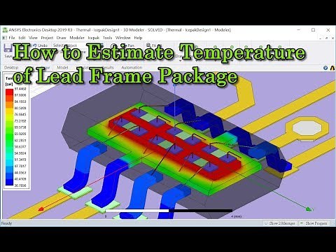 How to Estimate Temperature of Lead Frame Package