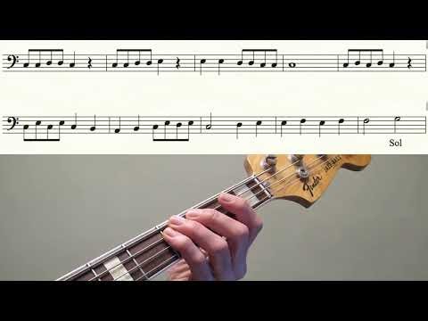 #4 Lectura bajo - Sight reading - C major - Bass clef