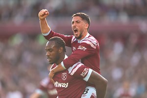 Reason behind moody Michail Antonio goal celebration revealed