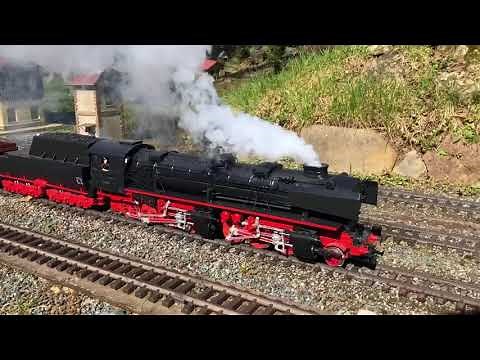 BR 53 0001 G Scale (serious) Steam engine - Spur G Dampflok mit ordentlich Dampf