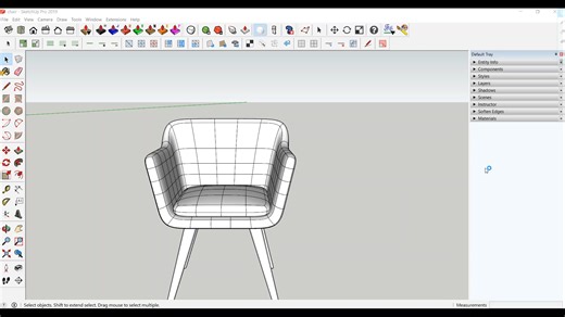 Chair Design in SketchUp: Step-by-Step Tutorial