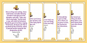 First Holy Communion Quotes and Verses Display Pack