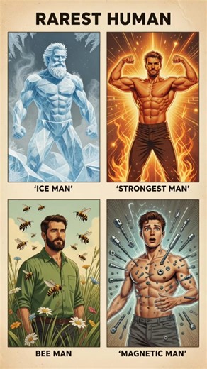 “RAREST HUMANS: The Ice Man, Strongest Man & Bee Man Explained!”