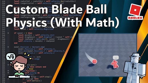 I built custom Blade Ball Physics in Roblox Studio | Max Vorachart