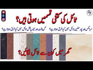 Types of Tiles | Different Types of Tiles and Their Uses | Types of Tiles Based on Materials