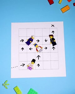 8 physical coding ideas for your children or students with LEGO bricks! #LEGOconfidence | LEGO Education