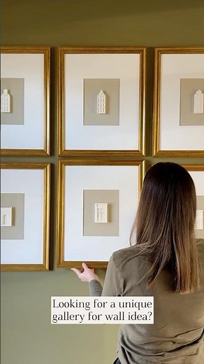 DIY Intaglio gallery wall, using architectural intaglios #intaglio #gallerywall #intaglioart
