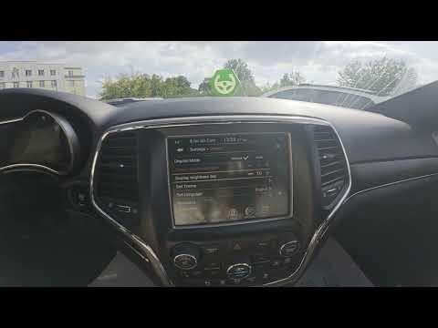 JEEP Grand Cherokee IV – How to Change Display Brightness