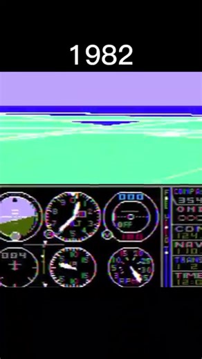 Microsoft flight simulator over the years. #airplane #dailyaviation #aviation #msfs