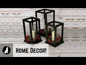 Building Rustic Wooden Lanterns // Home Decor // Woodworking Project