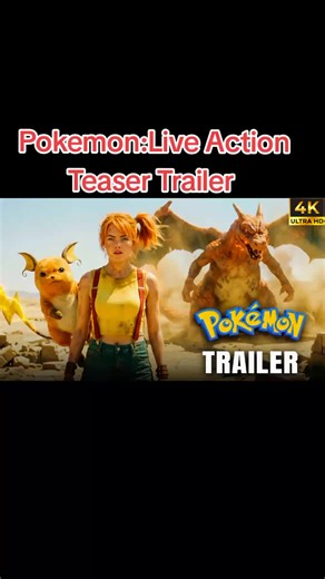 Pokemon:Live Action Trailer (2027) #pokemon #movietrailer #movie #animation