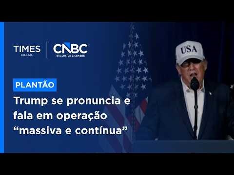 "Objetivo é destruir programa nuclear do Irã": as palavras de Trump pós-ataque coordenado com Israel