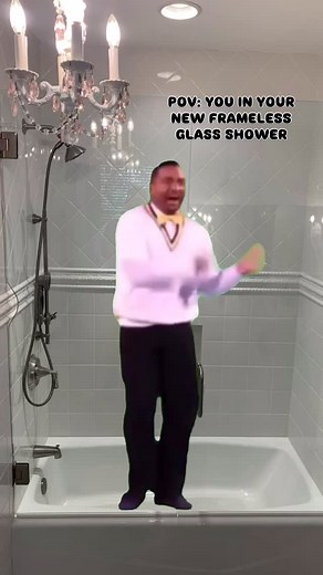 Have a bathtub in your space? Glass makes it better! Whether it’s frameless glass door, EuroSliders or even a fixed pane of glass, we can elevate your tub/shower space! Schedule your free consultation today. | Island Glass & Mirror