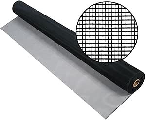 Aluminum Insect Screen 60" x 100ft Roll (Charcoal)