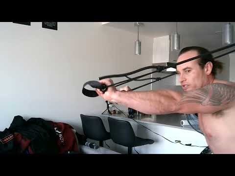 at home chest work out # suspension training