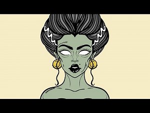 How to Draw BRIDE OF FRANKENSTEIN |