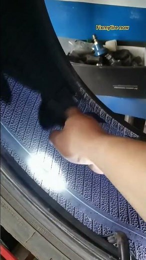 Fix Tire with Vulcanizing Tool. #automobile