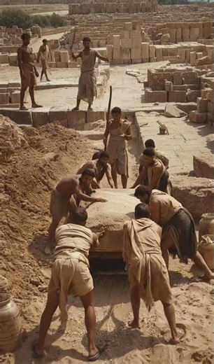 How the pyramids were built! #ancientarchitecture #ancientegypt #egyptology