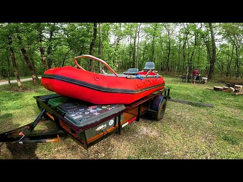 DIY Raft Trailer | Utility Trailer with Removable Raft Platform!