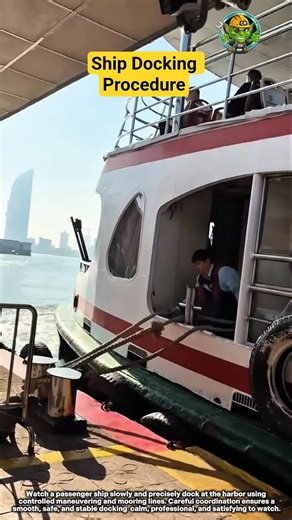 Passenger Ship Docking Procedure 🚢⚓ | Safe Berthing Process