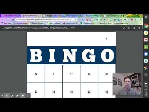Virtual Bingo using Flippity.net and Google Sheets