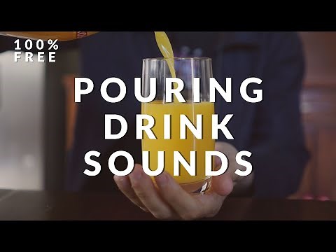 Refreshing Pouring Orange Juice Sound Effects | Free Foley Sounds