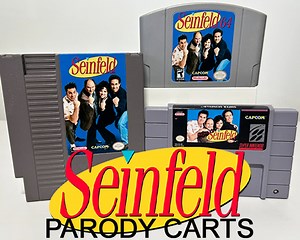 Seinfeld Nintendo Parody Cartridge - Custom NES, SNES, N64 - Etsy