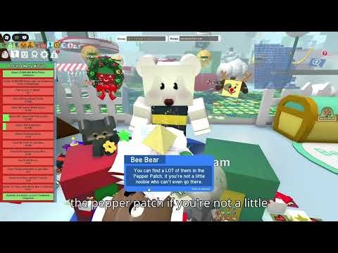 Bee Swarm Simulator - Bee Bear Advice for An Extra Merry Mission
