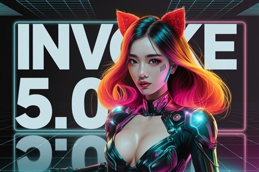 Invoke 5.0发布，支持Flux、PS同款图层、强力控制画布