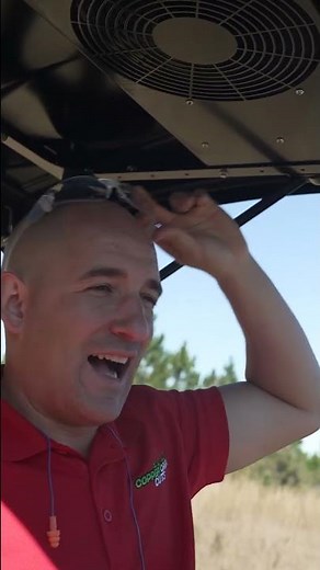 High-Power Fan On Tractor