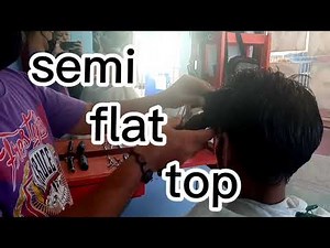 semi flat top haircut