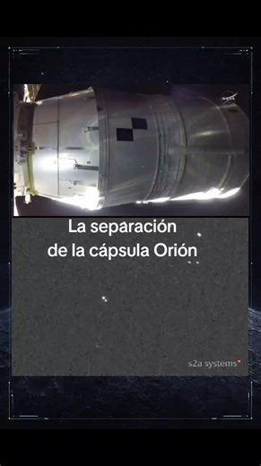 Orión y ICPS se separan de Artemis II