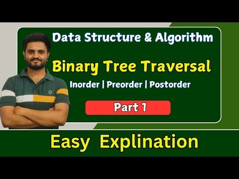Binary tree traversal( Inorder, preorder, postorder ) |Data Structures | All universities