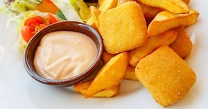 Smažený sýr v horkovzdušné fritéze