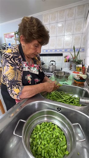 Recetas Mi Madre on Instagram: "Se viene el guiso de porotos verdes, un tradicional plato de verano en Chile 🇨🇱 Muchos se acordarán de esos sabores de antes… Y como fui tempranito donde mi amigo Ramón Cabello, nos cortó estos porotitos verdes recién cosechados, más frescos imposible 🌱 👉 Nos vemos este jueves a las 18:00 horas con una nueva receta ¡No se la pierdan! ❤️🍲"
