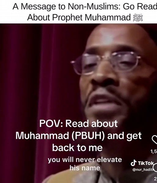 Do your research on Muhammad and Islam with an open mind and heart and let me know your thoughts. #POV #Viral #Islam #ForYou #SelfCare