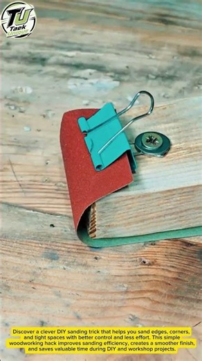 Brilliant Sanding Hack That Makes Woodworking Faster & Easier! 🔥