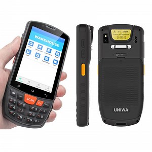 [Hot Item] 4 Inch Touch Screen with T9 Keyboard NFC RFID Handheld Rugged Android 2D Barcode Scanner Terminal