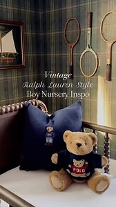 Avery J | Elevated Lifestyle In + Out on Instagram: "Create a cozy space with timeless elegance for your little gentleman with these Ralph Lauren influenced nursery decor & furniture finds from @amazon 🧸💭🐎 Tap the link in my bio to shop my Amazon storefront! 🔗 #nursery #baby #nurseryinspo #nurserydecor #babyboy #vintage #vintagestyle #ralphlaurenstyle #ralphlauren #vintagenursery #antique #boyroom #interiordesign"