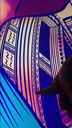 Digital drawing of a Samoan malofie aka pe’a #samoantatau #tatau #malofie #samoan #samoa #sogaimiti