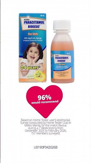 Switch to Biogesic for Kids