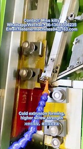 R10 screw threading machine making screw part