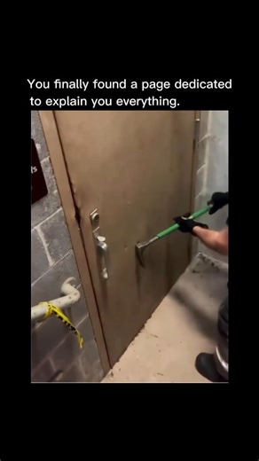 @thephysicslabs on Instagram: "This is how firefighters break through a door in seconds. 🚒 When every second counts, firefighters don’t rely on brute force alone—they use technique, physics, and teamwork. The most common method is forced entry using tools like the Halligan bar and a flat-head axe. One firefighter drives the Halligan into the gap near the lock, the weakest point of most doors. Another strikes it with precision, not power. Once the tool is set, leverage does the work. By applying