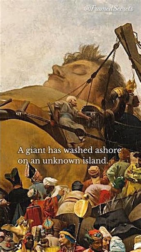 A Giant in the Village #GulliverTravels #ArtHistory #AcademicArt #Shorts