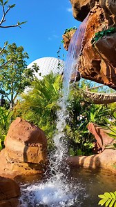 There is magic around every corner in the beautiful Journey of Water at Epcot. 😍🌴💦 | Lights, Camera, Magic