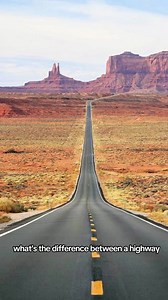 What are highways, freeways, and interstates? #geography