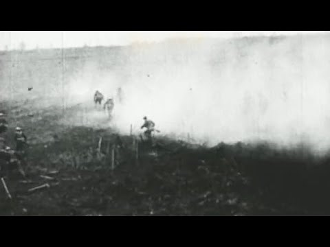 Mustard gas WWI - Stock Footage