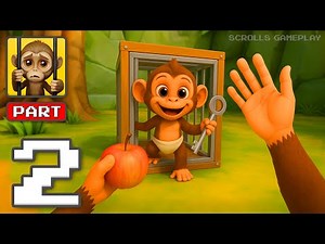 I Am Monkey - Gameplay Walkthrough Part 2 - Go Wild Go Mighty (iOS, Android)